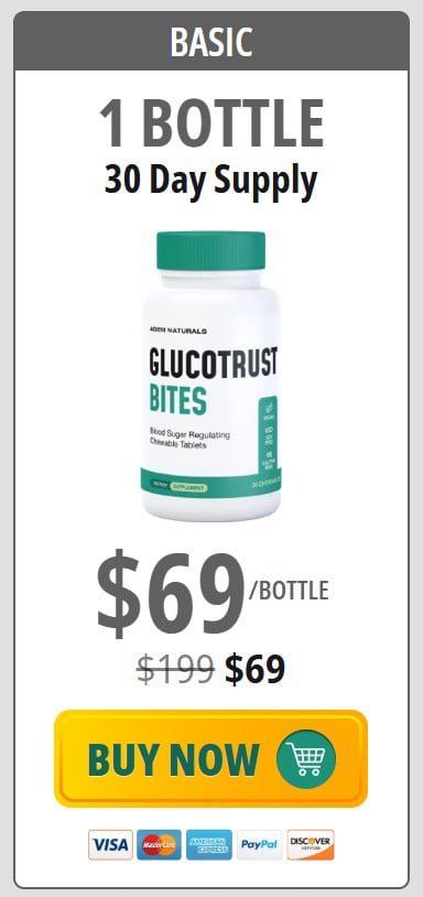 GlucoTrust Bites- order-now- thirty Days Supply)- image